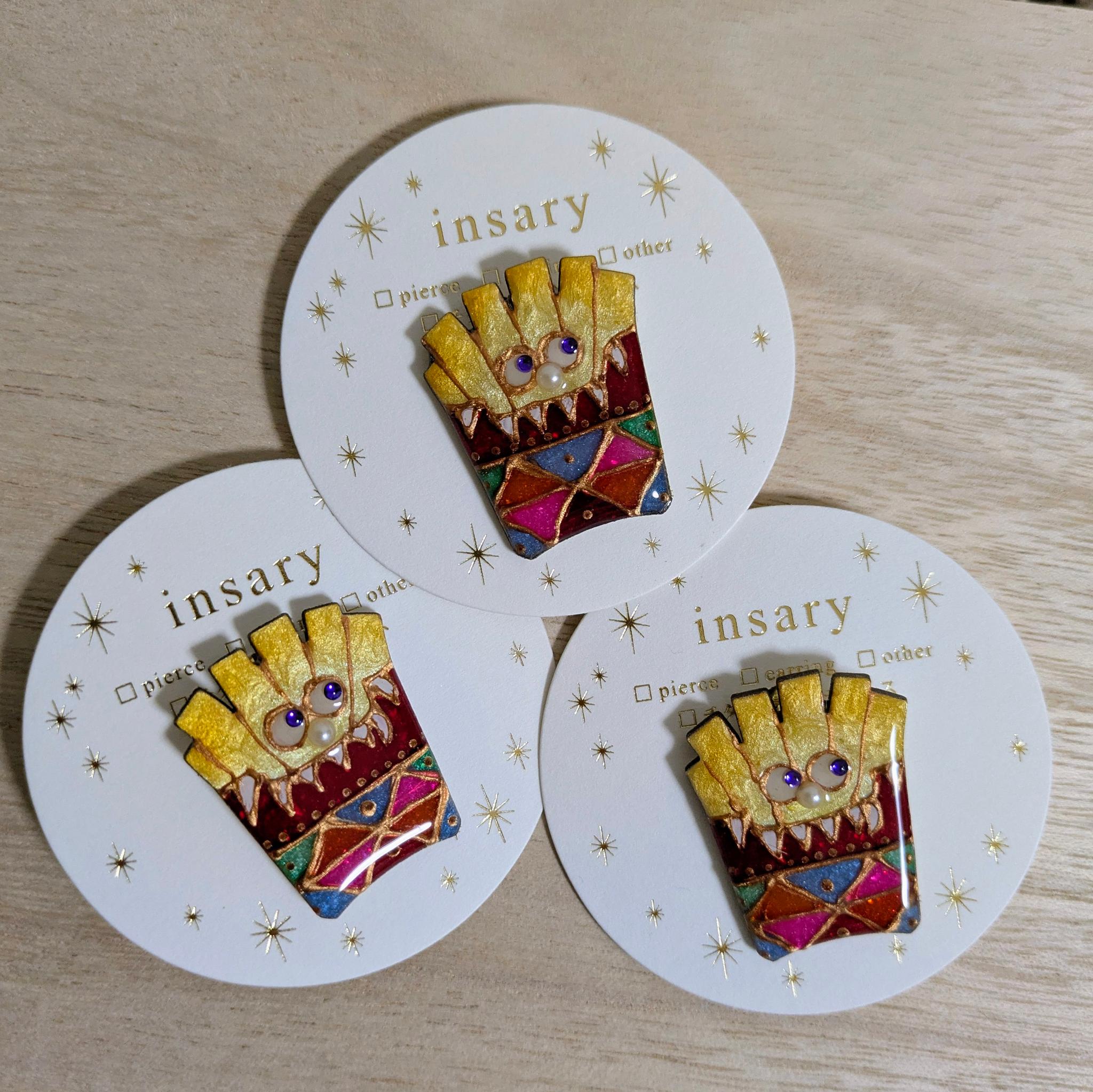 ポテトモンスターのブローチ | 2枚目