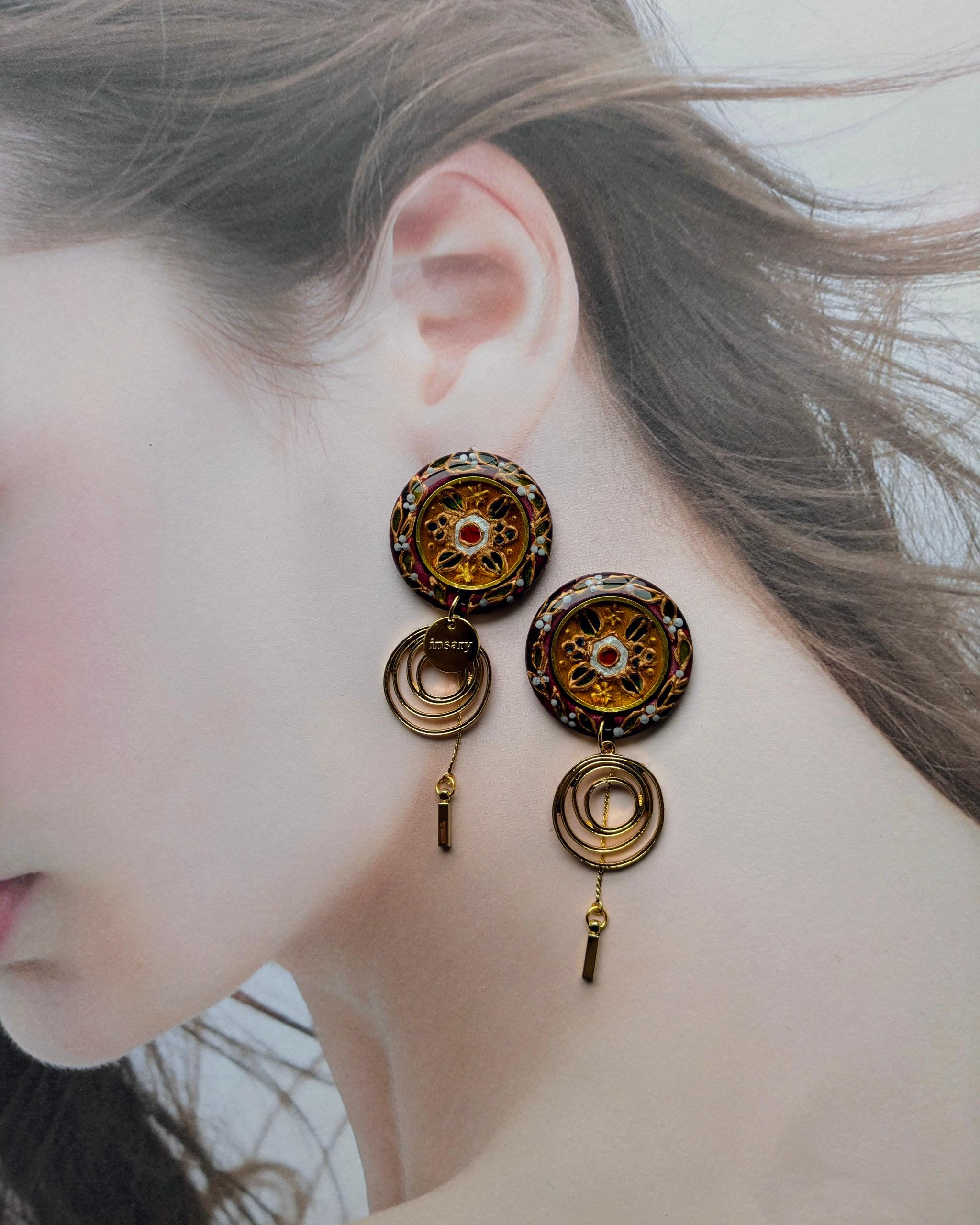 絵画の耳飾り　ピアス/イヤリング【ミュシャ】 | 4枚目