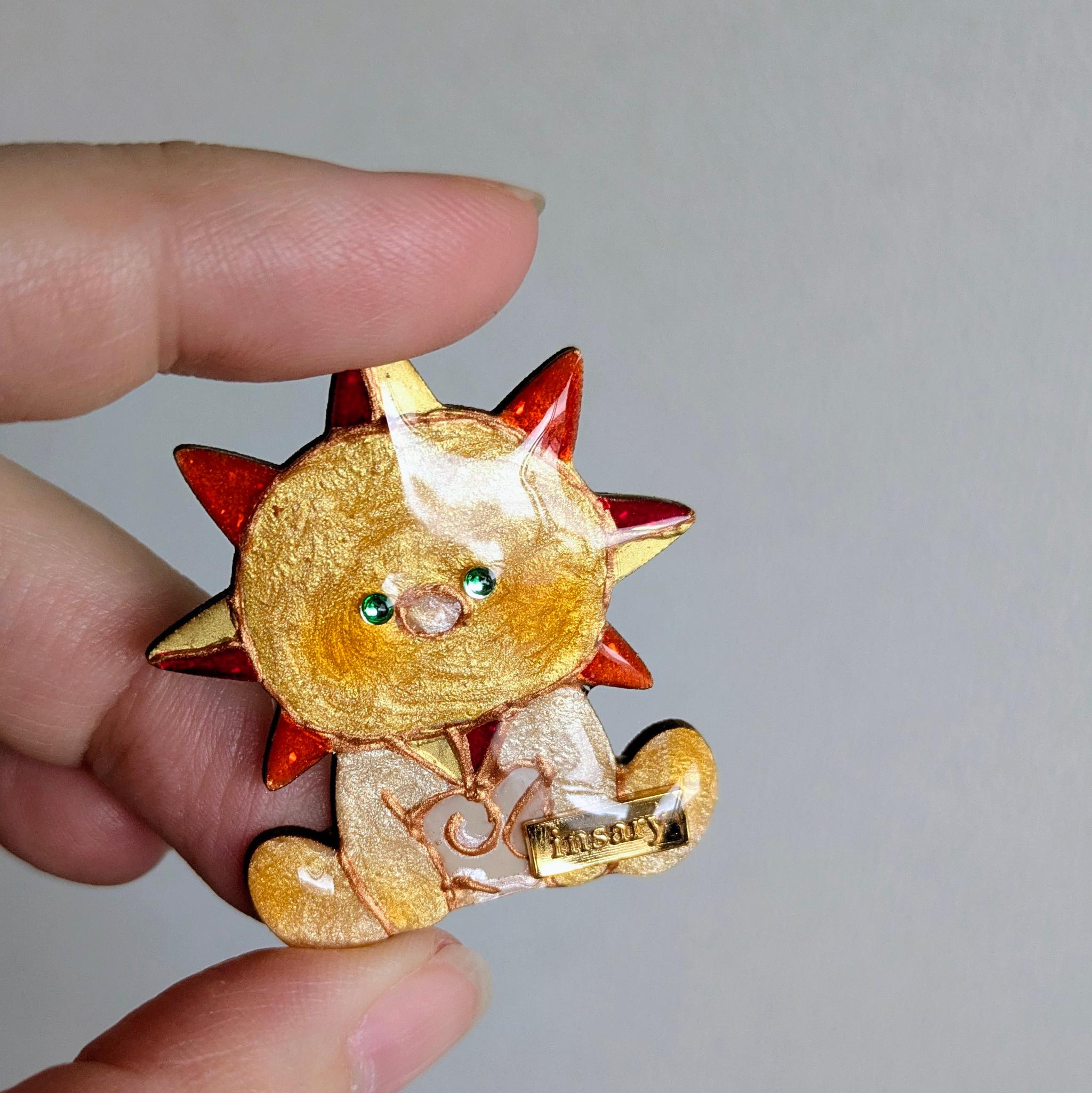 太陽の赤ちゃんブローチ | 3枚目