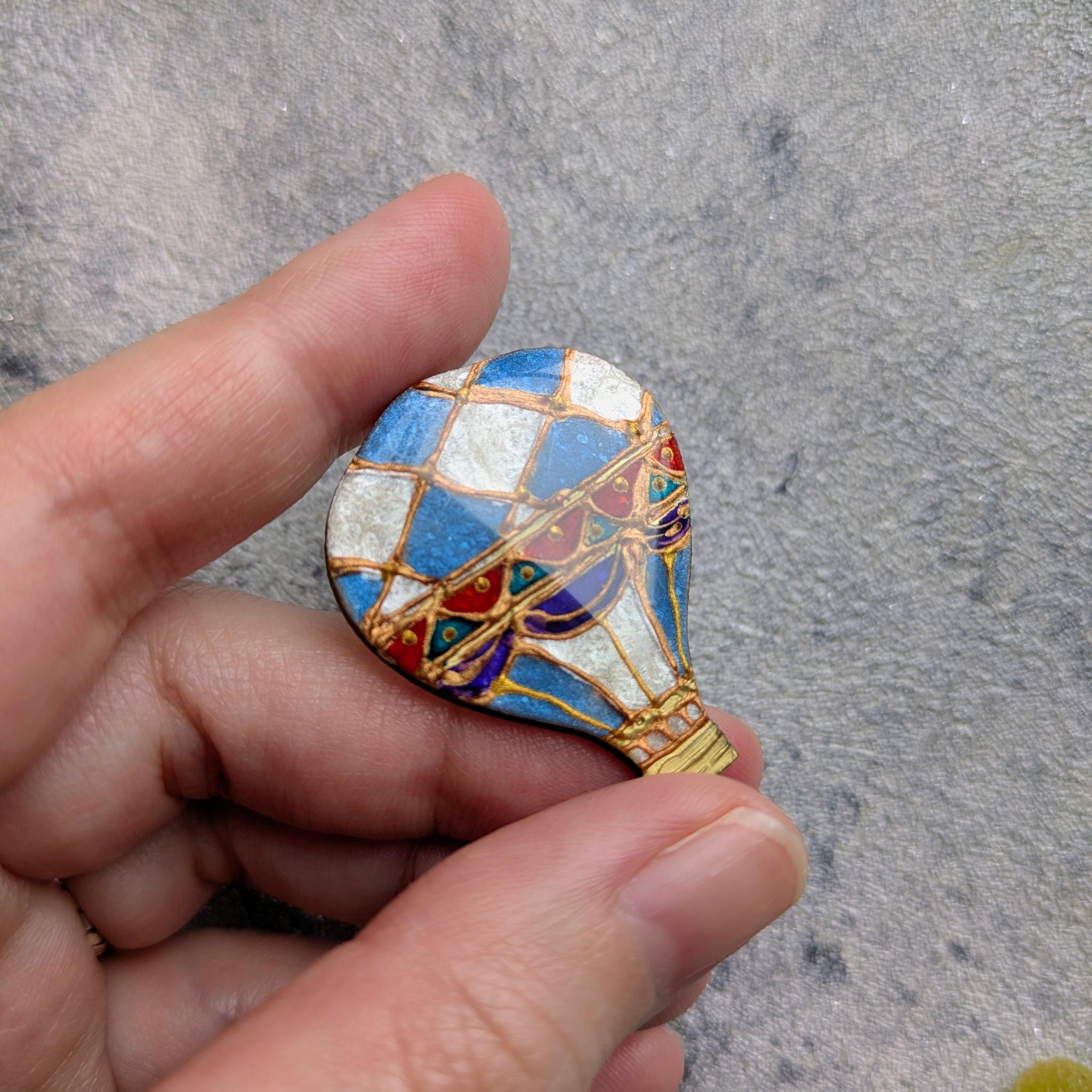 気球のブローチ | 3枚目