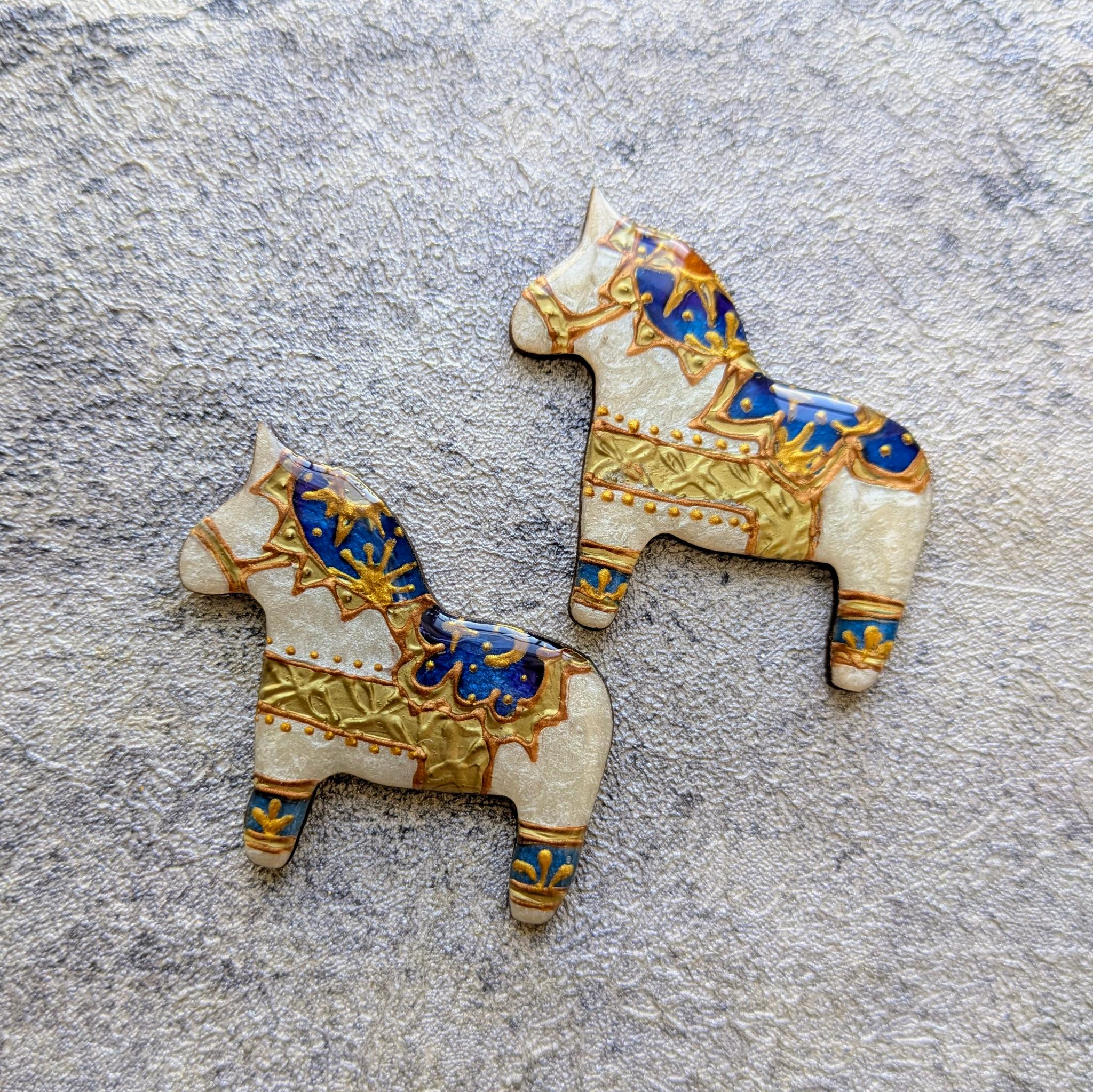 うまのブローチ（白） | 2枚目