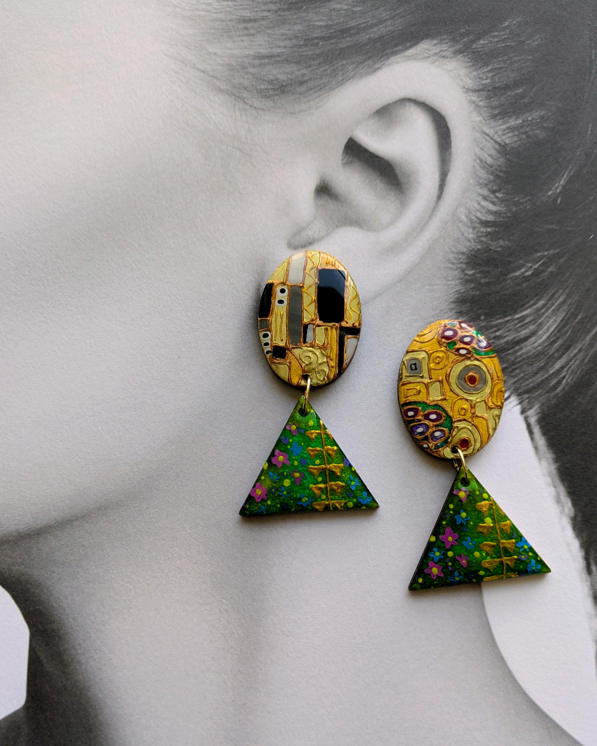 絵画の耳飾り　ピアス/イヤリング【クリムト】 | 6枚目