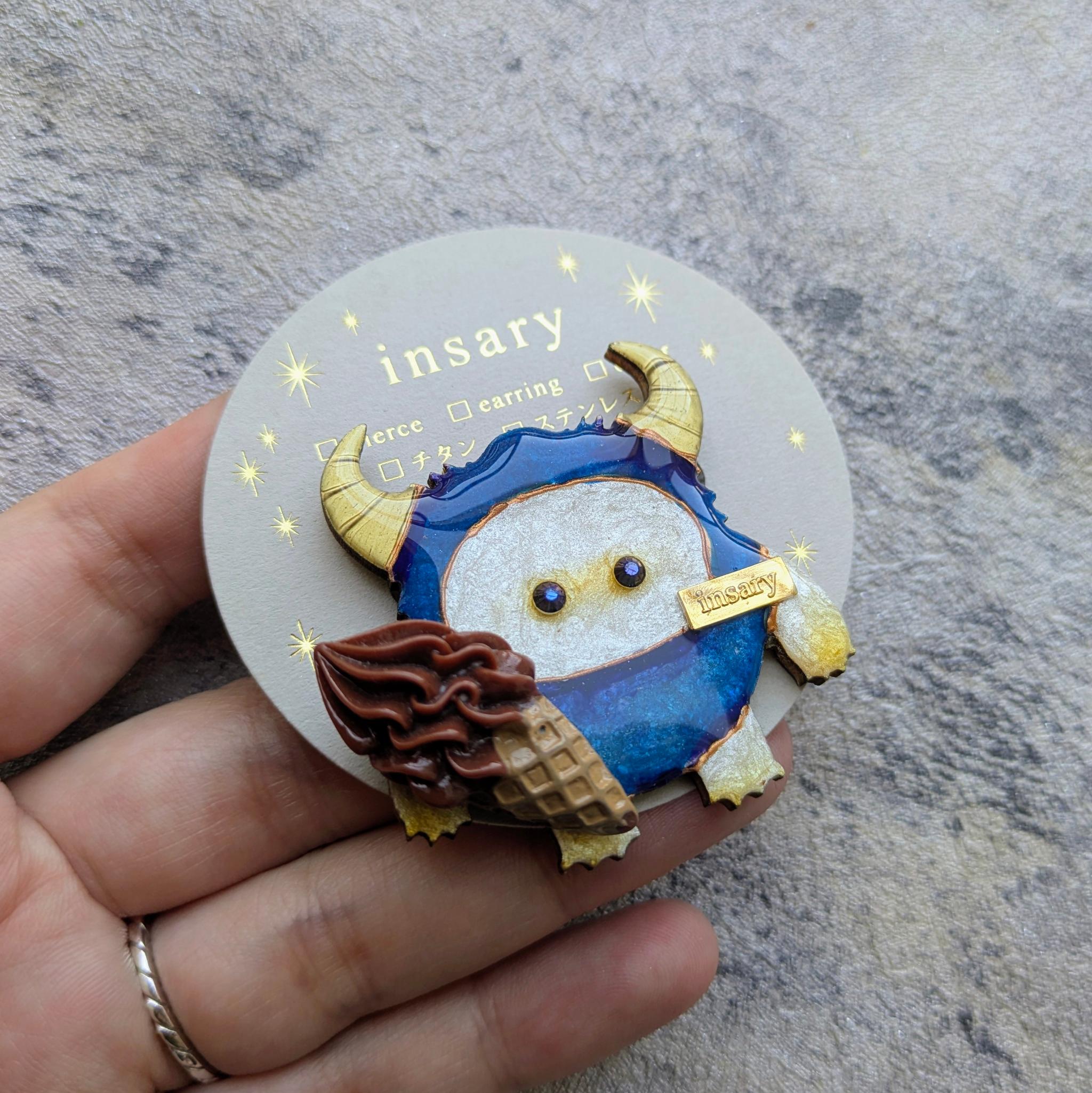 モンスターおとぼけのブローチ | 3枚目